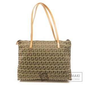 Fendi Zucchino Tote Bag Canvas